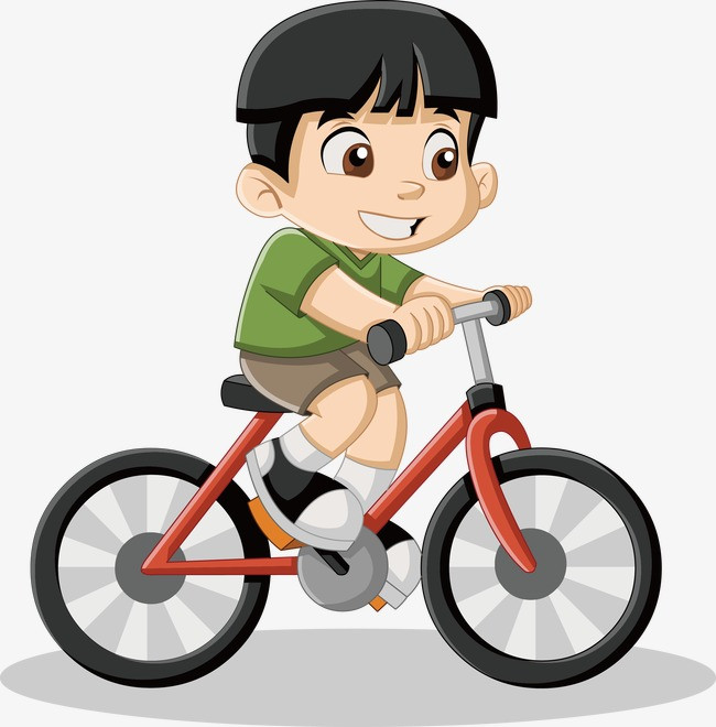 学骑自行车韩浩宇